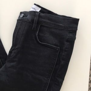 Frame Le High Straight with trim